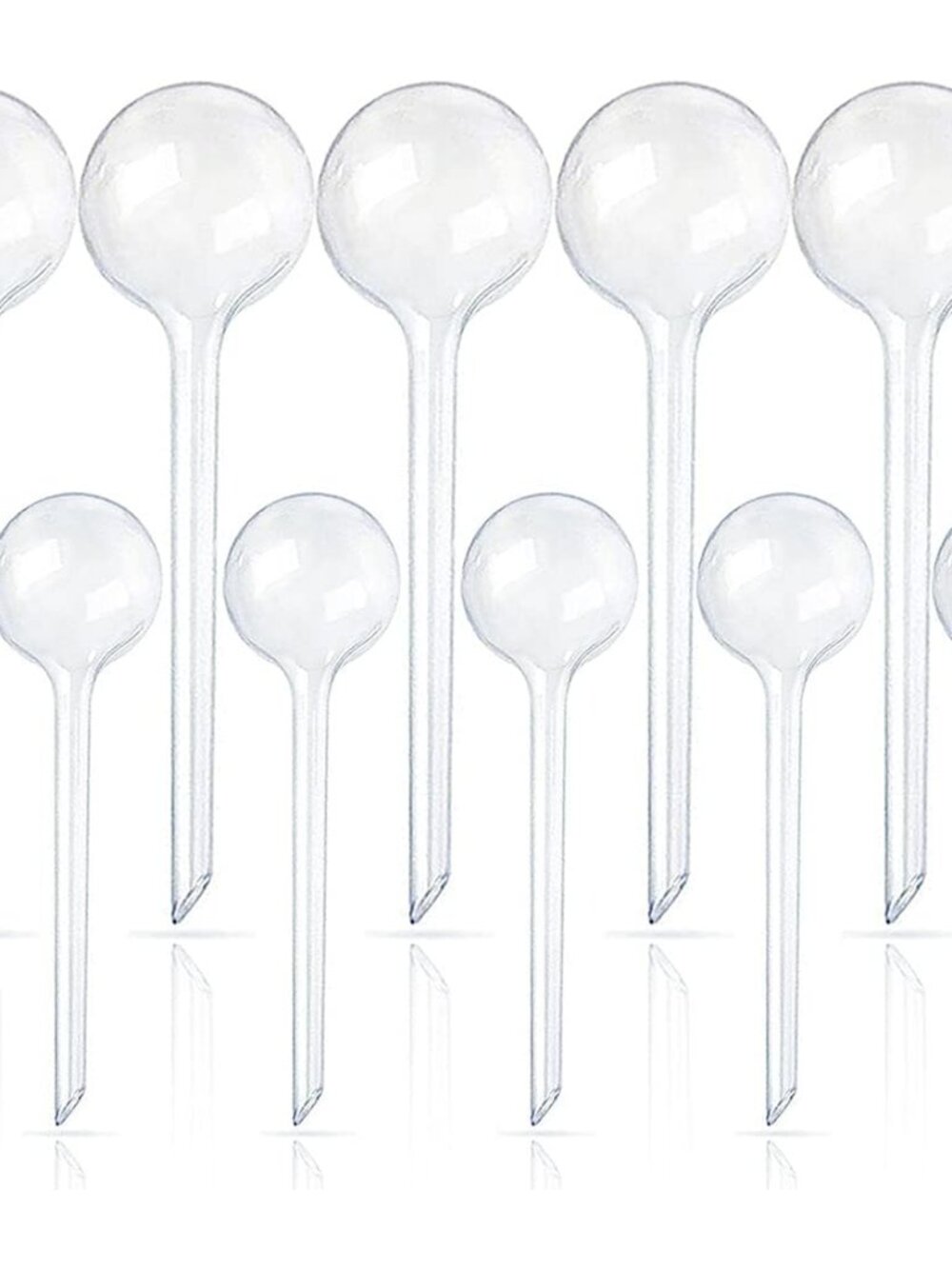 10 Pcs Clear Plant Watering Globes,Plastic Self-Watering Bulbs,Flower Automatic